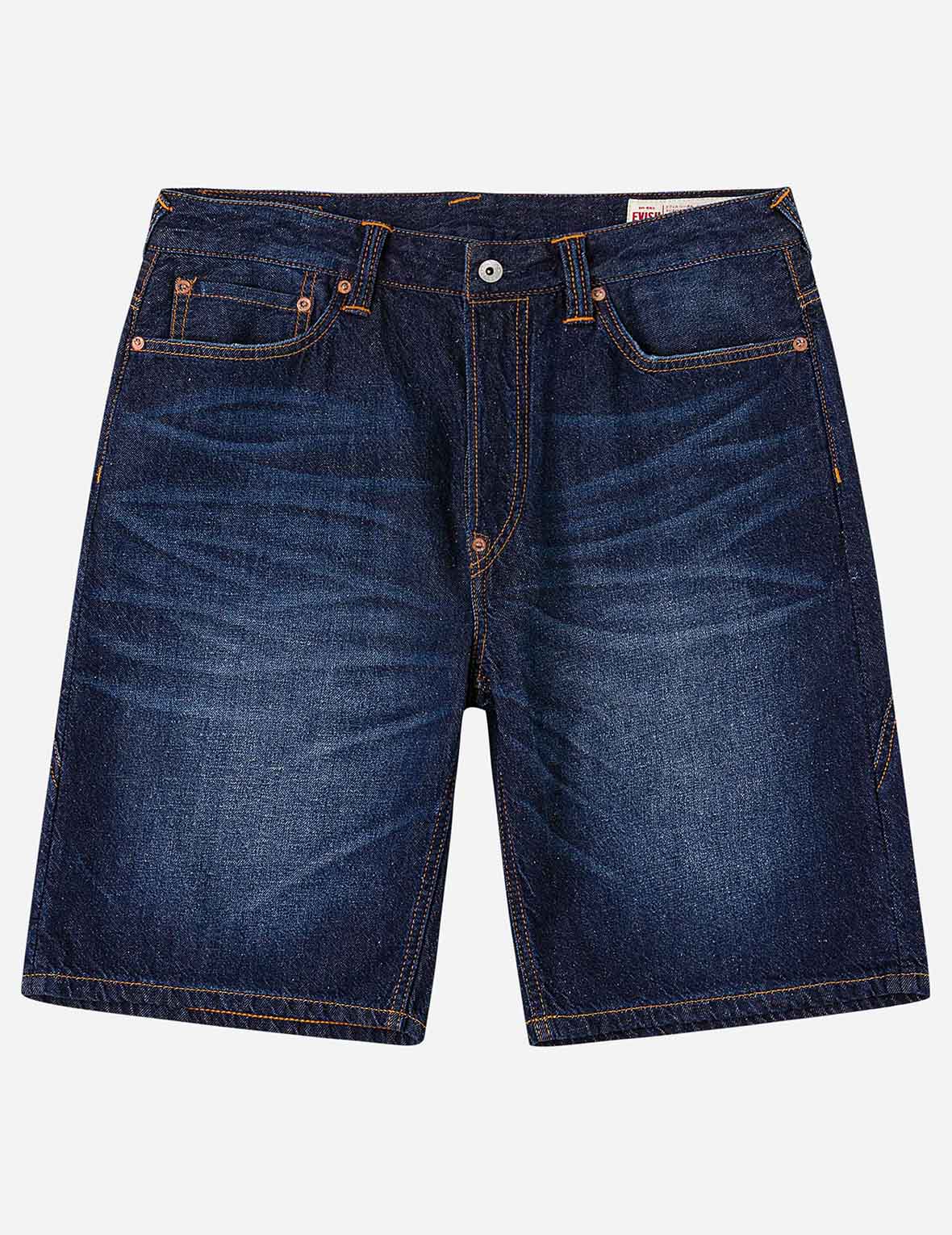 Seagull Brushstroke Denim Shorts